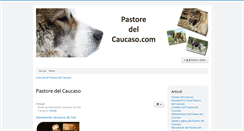 Desktop Screenshot of pastoredelcaucaso.com