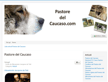 Tablet Screenshot of pastoredelcaucaso.com